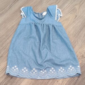 Charming Blue Denim Kids Dress Fits 4t Best
